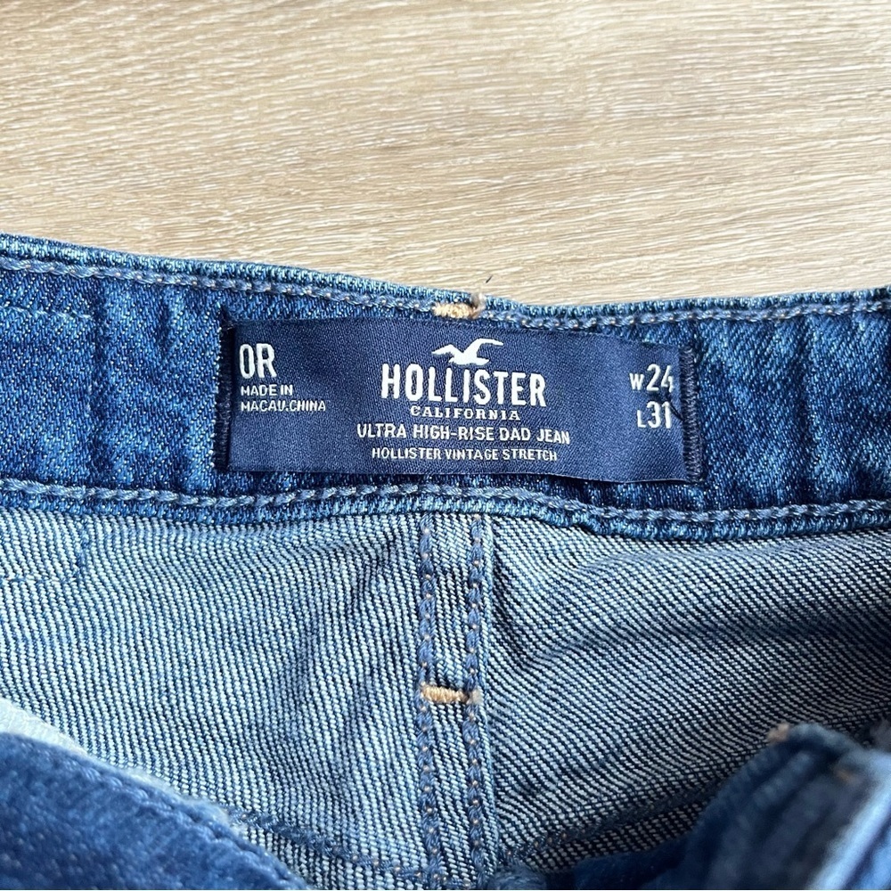 Hollister Ultra High-Rise Dad jean SZ 0R - Picture 3 of 5